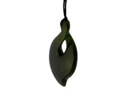 Groene jade Maori Twist hanger