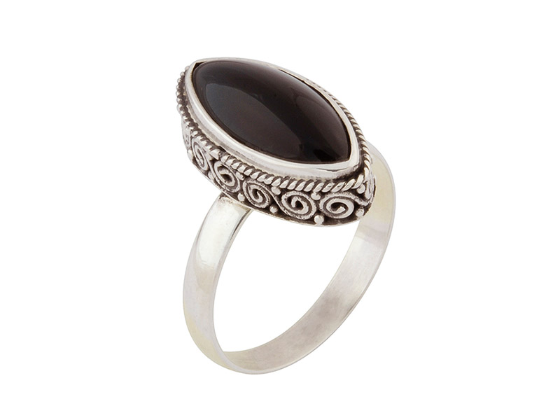 Sieraden Ringen Zilveren ringen Zilveren ring veelkleurig extravagante stijl 