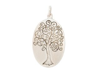 Zilveren tree of life hanger