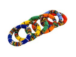 Afrikaanse kralen armband in diverse Zulu-kleuren
