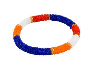 Kralen armband uit Afrika in diverse kleuren