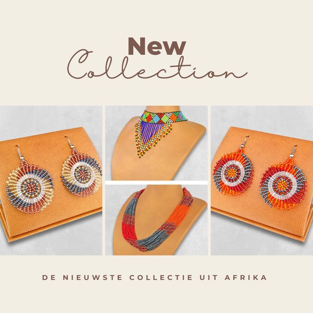 Nieuwe collectie Afrikaanse kralen sieraden
